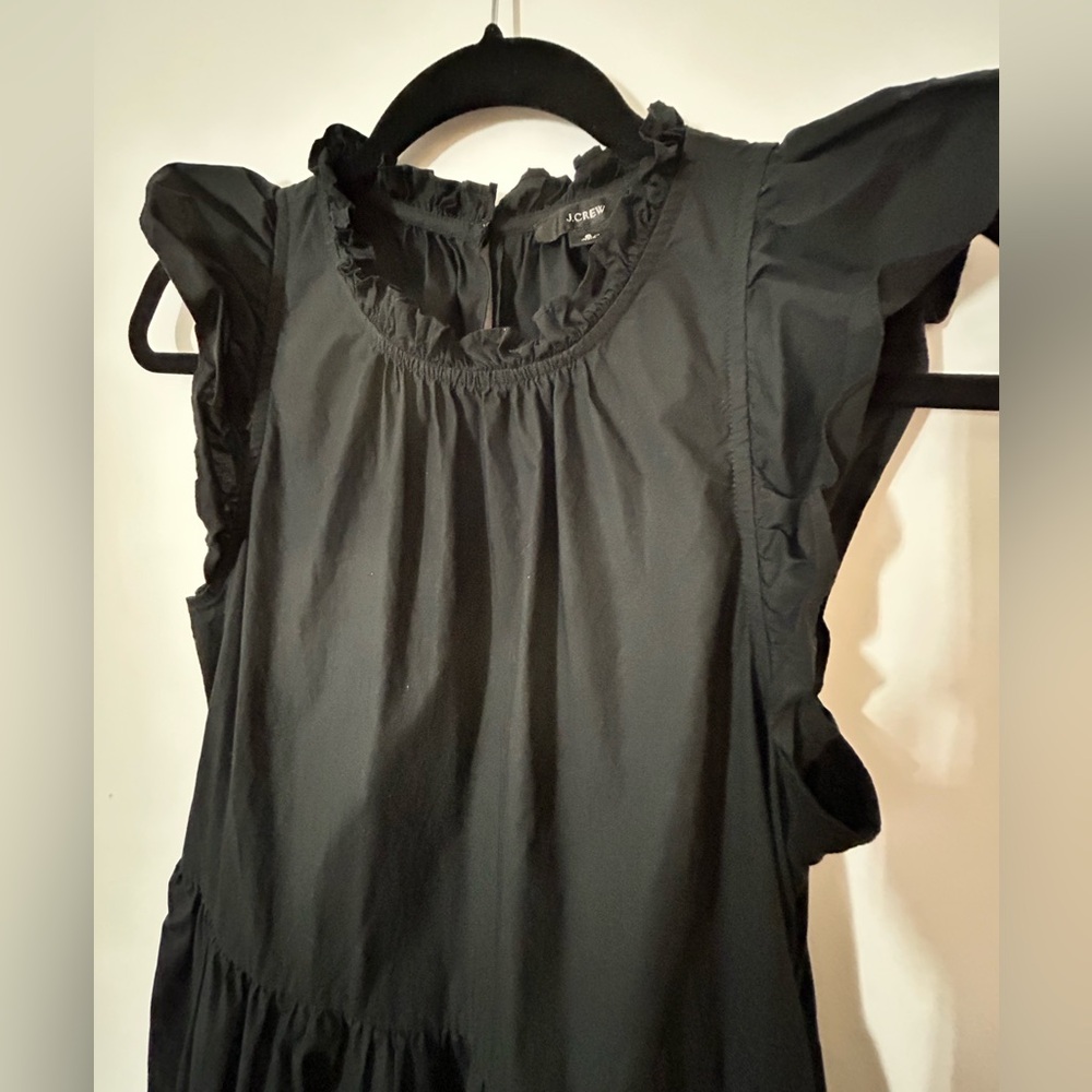 J. Crew Abigail midi poplin dress, Small